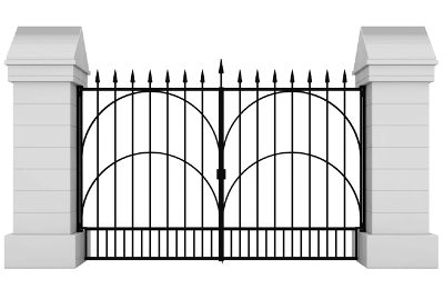 Image of a modern gate